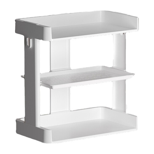 3-Tier Spice Rack with Drawer, Height-Adjustable 1
