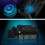 3Pièces Refroidisseur Ordinateur Noir Silencieux Durable Accessoires 8
