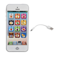 Jucărie educativă pentru telefon pentru copii, lumini multicolore care stimulează vizual, învățare interactivă cu efecte sonore, moduri