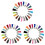 108Pièces Pendentifs Pompon DIY Multicolores Accessoires De Décoration 3