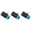 3Pièces Refroidisseur Ordinateur Noir Silencieux Durable Accessoires 11