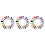 108Pièces Pendentifs Pompon DIY Multicolores Accessoires De Décoration 4