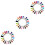 108Pièces Pendentifs Pompon DIY Multicolores Accessoires De Décoration 5