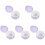5Pièces Étui Violet Compact Dentier Orthodontique Voyage Durable 2