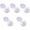 5Pièces Étui Violet Compact Dentier Orthodontique Voyage Durable 3