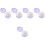 5Pièces Étui Violet Compact Dentier Orthodontique Voyage Durable 4