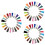 108Pièces Pendentifs Pompon DIY Multicolores Accessoires De Décoration 6