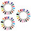 108Pièces Pendentifs Pompon DIY Multicolores Accessoires De Décoration 7