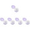 5Pièces Étui Violet Compact Dentier Orthodontique Voyage Durable 5
