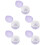 5Pièces Étui Violet Compact Dentier Orthodontique Voyage Durable 6