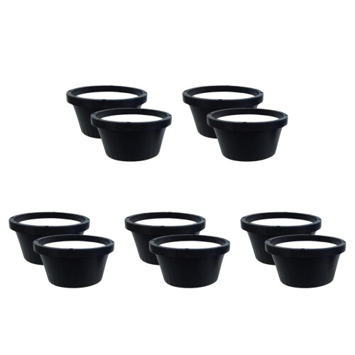 10Pièces Coussin Protection Haut-Parleur Auto Noir Résistant ABS 1