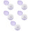 5Pièces Étui Violet Compact Dentier Orthodontique Voyage Durable 7