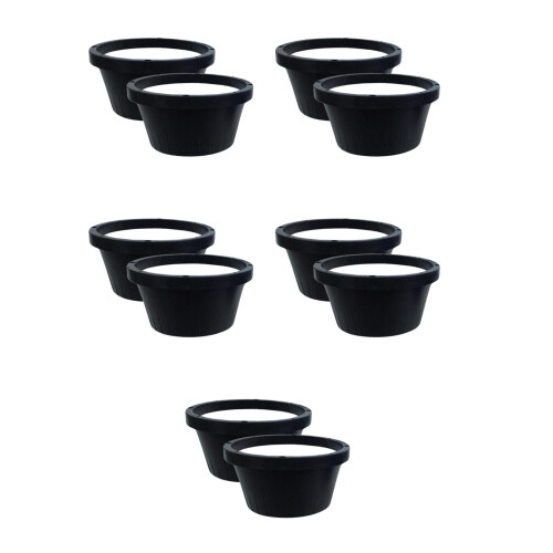 10Pièces Coussin Protection Haut-Parleur Auto Noir Résistant ABS 2