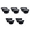 10Pièces Coussin Protection Haut-Parleur Auto Noir Résistant ABS 4