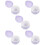 5Pièces Étui Violet Compact Dentier Orthodontique Voyage Durable 8
