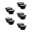 10Pièces Coussin Protection Haut-Parleur Auto Noir Résistant ABS 5