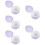5Pièces Étui Violet Compact Dentier Orthodontique Voyage Durable 10