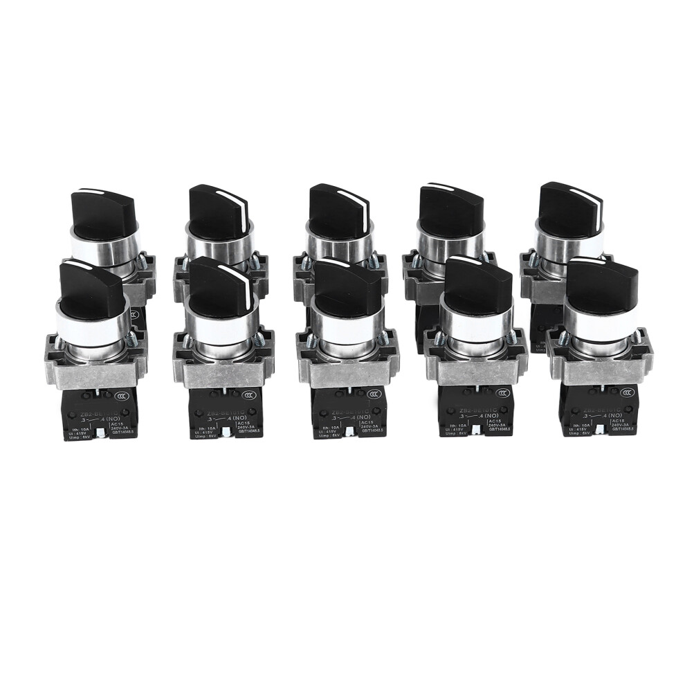 Maintained Latching Switch2position Selector Switch Rotary Switch Industrial Self Locking Latching No Nc Contact22mm Mounting Hole Ip55protection 9071309208542