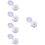 5Pièces Étui Violet Compact Dentier Orthodontique Voyage Durable 11