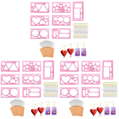3Ensembles Kit Découpe Pâte Polymère Couleurs Variées Pour DIY 1