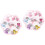 Boucles D'oreilles Clips Filles Formes Cartoon Colorées 4