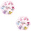 Boucles D'oreilles Clips Filles Formes Cartoon Colorées 6