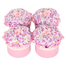 Soft Fabric Pin Cushion PP Cotton Filled Cute Pumpkin Design Iron Jar Easy Sewing Tool for Needle Storage Beginners Gift Option