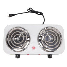Double Coil Burner Efficient Power Adjustable Temperature Control Easy To Clean Surface Compact And Lightweight Design Non Slip Feet