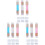 9Pièces Stamper Ongles Durable Double-Embouts Pour Art 3
