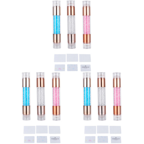 9Pièces Stamper Ongles Durable Double-Embouts Pour Art 2