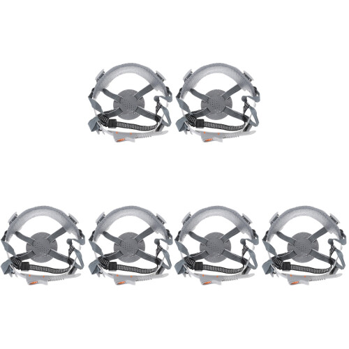6Pièces Doublure De Casque Gris Protection Tête Maison 1