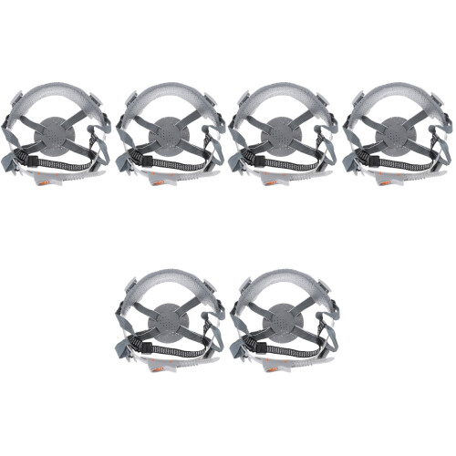 6Pièces Doublure De Casque Gris Protection Tête Maison 2
