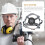 6Pièces Doublure De Casque Gris Protection Tête Maison 10