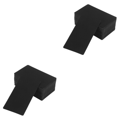 2Pièces Noir Kraft Pour Et Messages 1