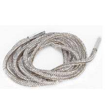 Strass-Schnürbänder 120 cm Personalisierte runde Schuhkollektion Schnur