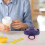 2Pièces Conteneur Étanche Violet Pour Lait Infantile Avec 6