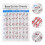 4Pièces Poster Accords Basse Électrique Coloré Guide Apprentissage 9