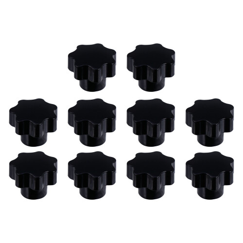 30Pièces Boutons Serrage Plastique Ergonomique Noir 1
