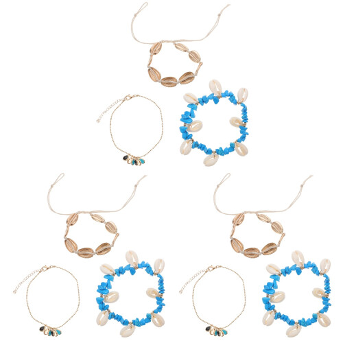 3Pièces Accessoires Pied Colorés Et Raffinée 1