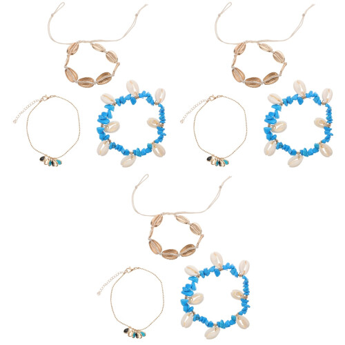 3Pièces Accessoires Pied Colorés Et Raffinée 2