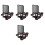 4Pièces Microphone Fixation Antivibration Filtre Noir Stable 3