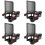 4Pièces Microphone Fixation Antivibration Filtre Noir Stable 5
