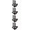 4Pièces Microphone Fixation Antivibration Filtre Noir Stable 8