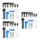 48Pièces Accessoire Changement Fluide Auto Pratique Durable 6