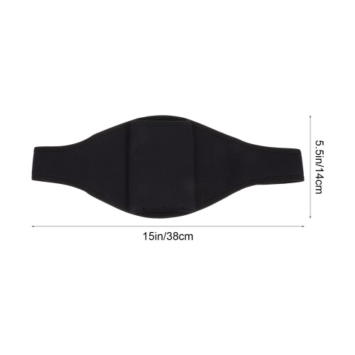 5Pièces Ceinture Microphone Réglable Noire Poche -Mic Pour 1