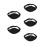 5Pièces Ceinture Microphone Réglable Noire Poche -Mic Pour 11