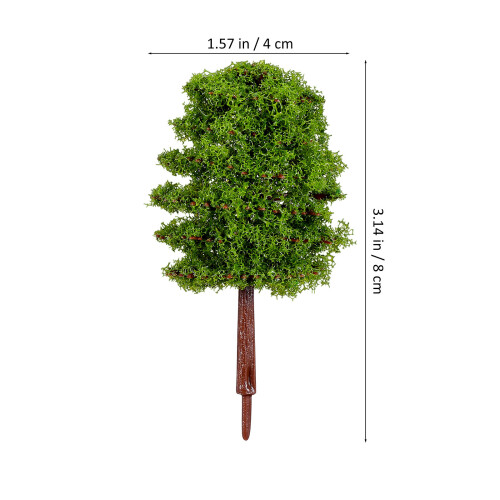 40Pièces Arbres Vert Pour Décoration Paysagère 1