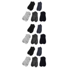 15Pairs Navy Blue Low Cut Socks Men Breathable Non-Slip Ankle Socks