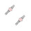 2Pièces Quartz Couple Bracelet Acier Rose Pour 10