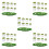 40Pièces Mini Plantes Simulées Plastique Décor Paysage Table Jouet 7